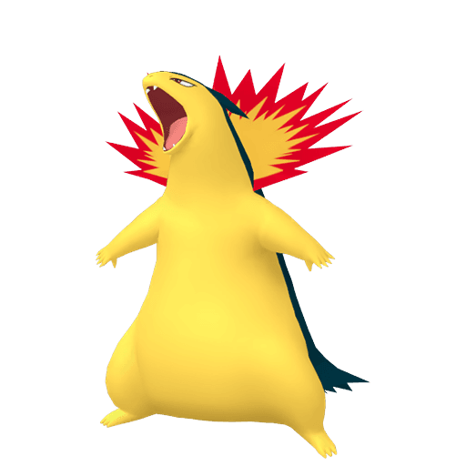 Pokemon sprite: typhlosion