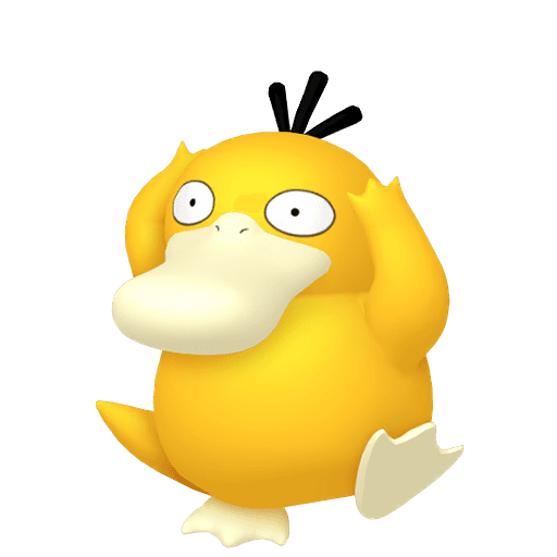 Pokemon sprite: psyduck