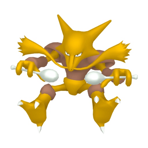 Pokemon sprite: alakazam